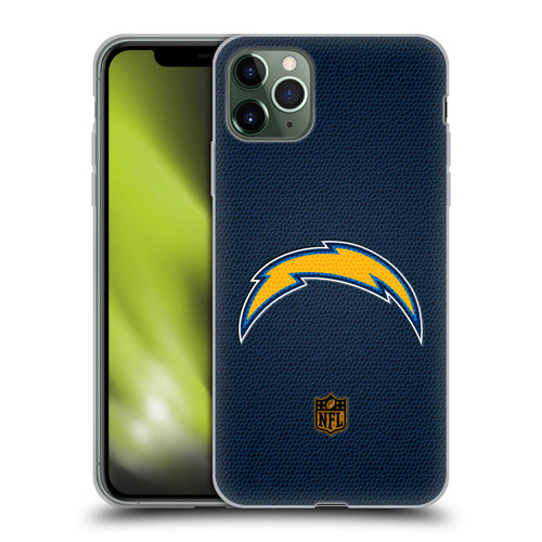 NFL Los Angeles Chargers Logo Football Soft Gel Case for Apple iPhone 11 Pro Max