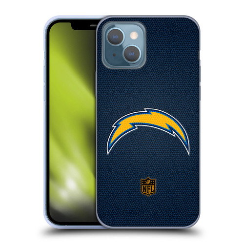 NFL Los Angeles Chargers Logo Football Soft Gel Case for Apple iPhone 13