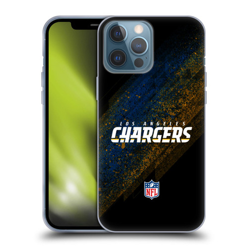NFL Los Angeles Chargers Logo Blur Soft Gel Case for Apple iPhone 13 Pro Max