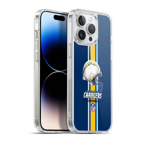 NFL Los Angeles Chargers Logo Helmet Soft Gel Case for Apple iPhone 13 Pro Max & MagSafe