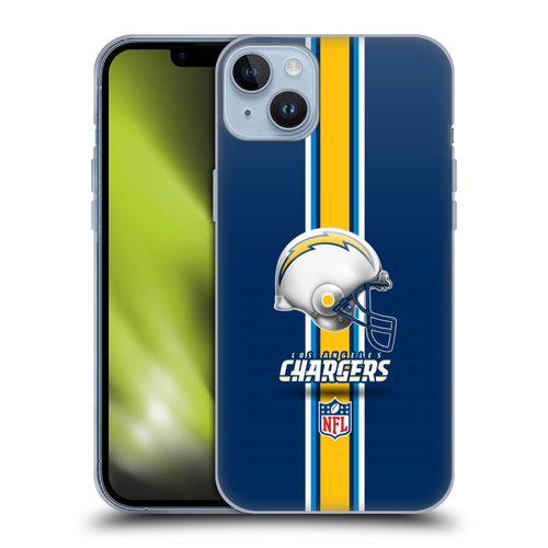 NFL Los Angeles Chargers Logo Helmet Soft Gel Case for Apple iPhone 14 Plus