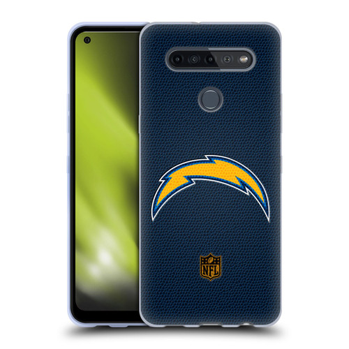 NFL Los Angeles Chargers Logo Football Soft Gel Case for LG K51S