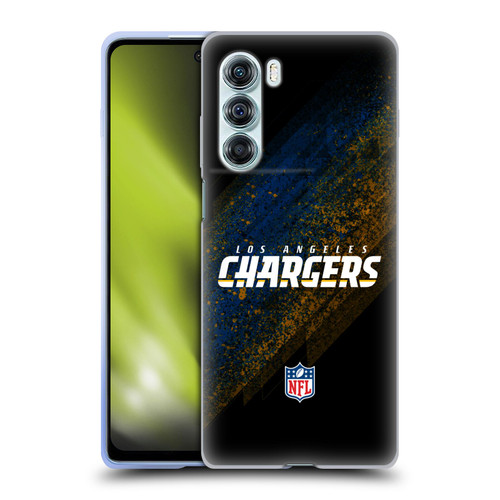 NFL Los Angeles Chargers Logo Blur Soft Gel Case for Motorola Edge S30 / Moto G200 5G