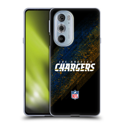 NFL Los Angeles Chargers Logo Blur Soft Gel Case for Motorola Edge X30
