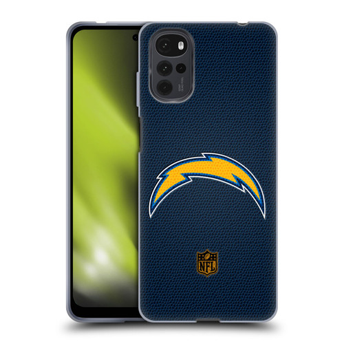 NFL Los Angeles Chargers Logo Football Soft Gel Case for Motorola Moto G22