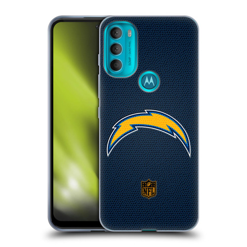 NFL Los Angeles Chargers Logo Football Soft Gel Case for Motorola Moto G71 5G