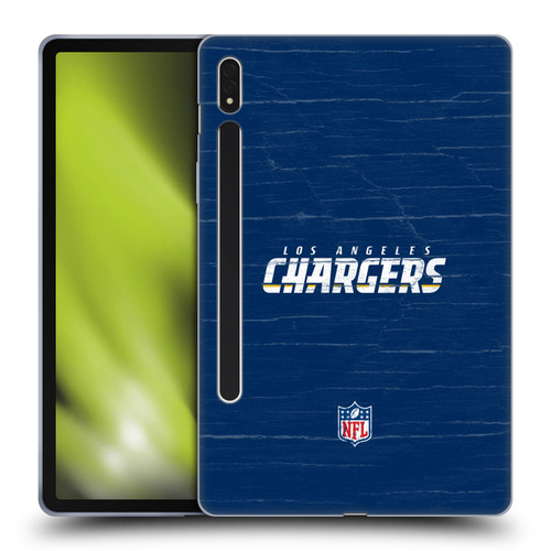 NFL Los Angeles Chargers Logo Distressed Look Soft Gel Case for Samsung Galaxy Tab S8