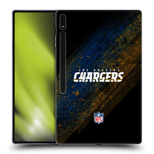 NFL Los Angeles Chargers Logo Blur Soft Gel Case for Samsung Galaxy Tab S8 Ultra