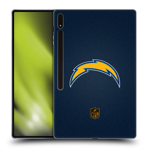NFL Los Angeles Chargers Logo Football Soft Gel Case for Samsung Galaxy Tab S8 Ultra