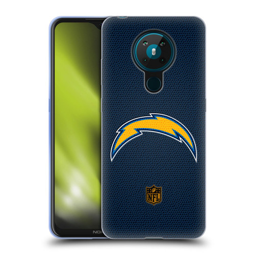 NFL Los Angeles Chargers Logo Football Soft Gel Case for Nokia 5.3
