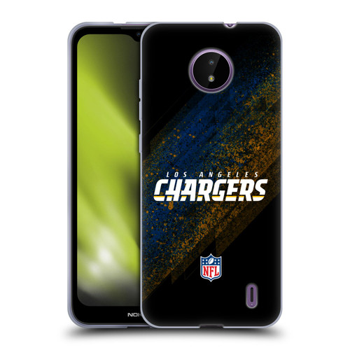 NFL Los Angeles Chargers Logo Blur Soft Gel Case for Nokia C10 / C20