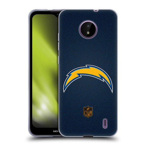 NFL Los Angeles Chargers Logo Football Soft Gel Case for Nokia C10 / C20