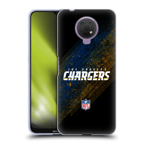 NFL Los Angeles Chargers Logo Blur Soft Gel Case for Nokia G10