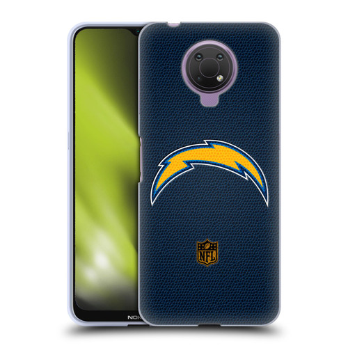 NFL Los Angeles Chargers Logo Football Soft Gel Case for Nokia G10