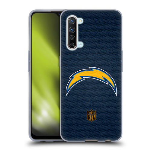 NFL Los Angeles Chargers Logo Football Soft Gel Case for OPPO Find X2 Lite 5G