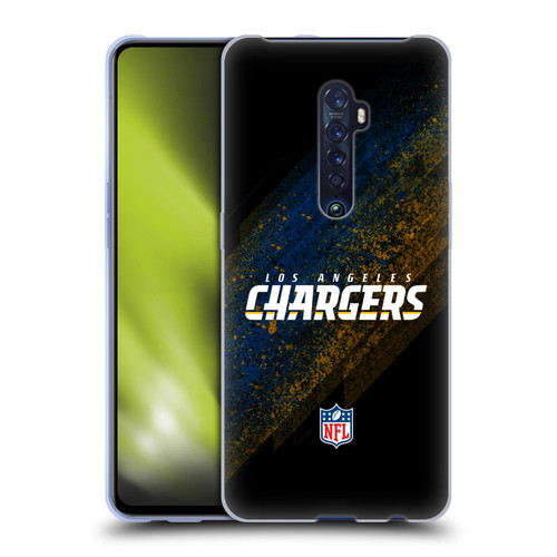 NFL Los Angeles Chargers Logo Blur Soft Gel Case for OPPO Reno 2