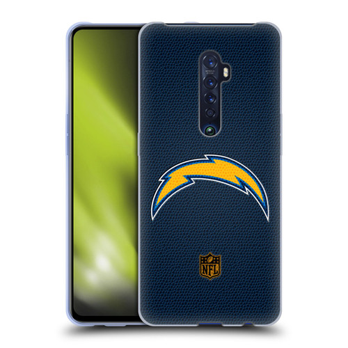 NFL Los Angeles Chargers Logo Football Soft Gel Case for OPPO Reno 2