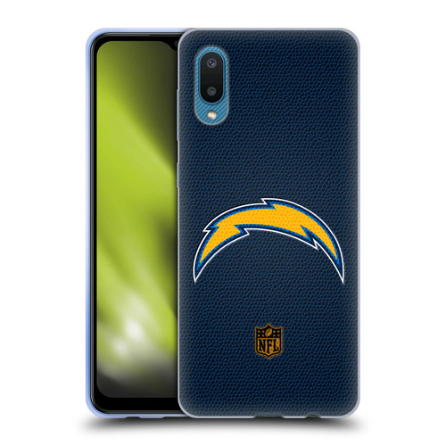 NFL Los Angeles Chargers Logo Football Soft Gel Case for Samsung Galaxy A02/M02 (2021)