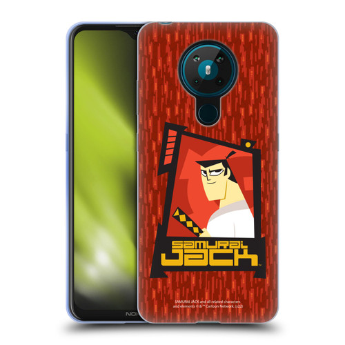 Samurai Jack Graphics Character Art 2 Soft Gel Case for Nokia 5.3