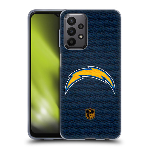 NFL Los Angeles Chargers Logo Football Soft Gel Case for Samsung Galaxy A23 / 5G (2022)