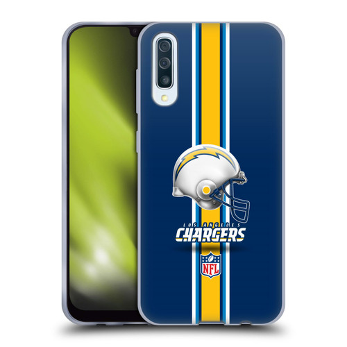 NFL Los Angeles Chargers Logo Helmet Soft Gel Case for Samsung Galaxy A50/A30s (2019)