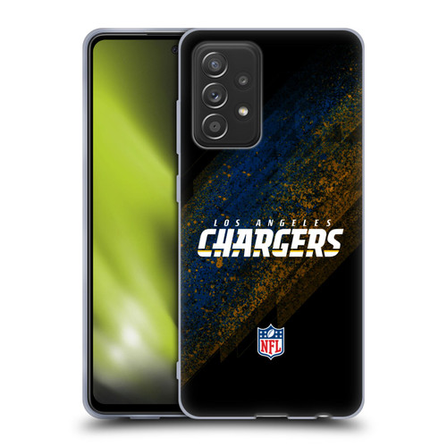 NFL Los Angeles Chargers Logo Blur Soft Gel Case for Samsung Galaxy A52 / A52s / 5G (2021)