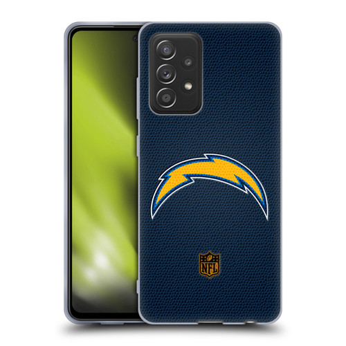 NFL Los Angeles Chargers Logo Football Soft Gel Case for Samsung Galaxy A52 / A52s / 5G (2021)