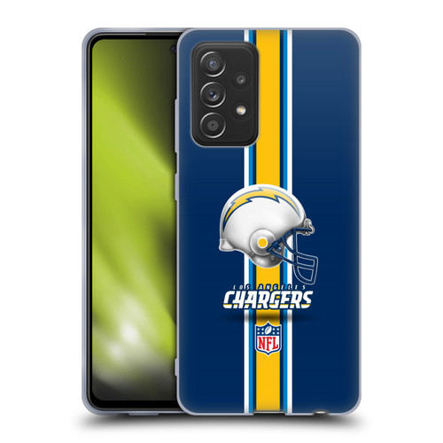NFL Los Angeles Chargers Logo Helmet Soft Gel Case for Samsung Galaxy A52 / A52s / 5G (2021)