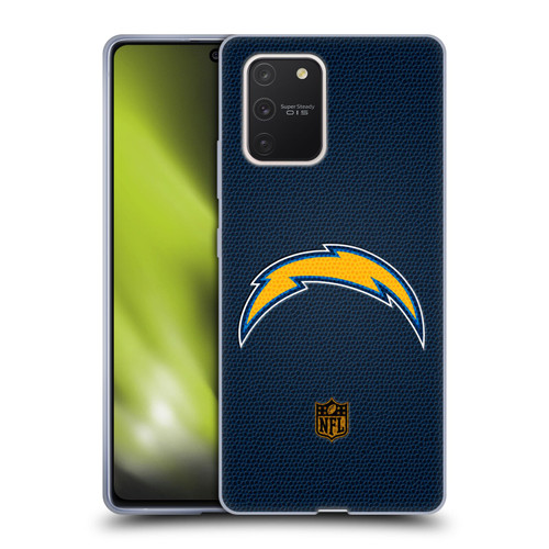 NFL Los Angeles Chargers Logo Football Soft Gel Case for Samsung Galaxy S10 Lite