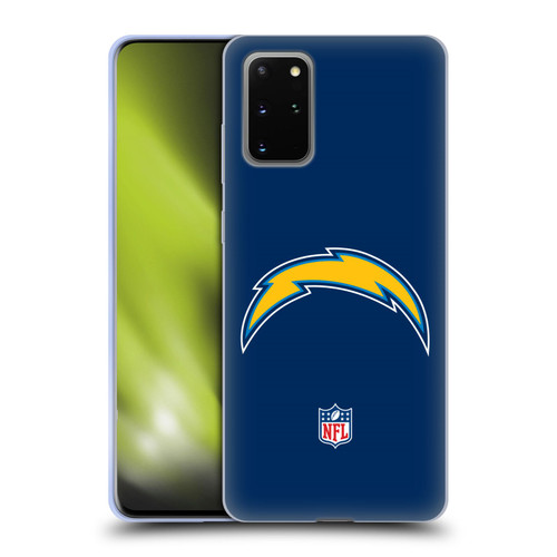 NFL Los Angeles Chargers Logo Plain Soft Gel Case for Samsung Galaxy S20+ / S20+ 5G