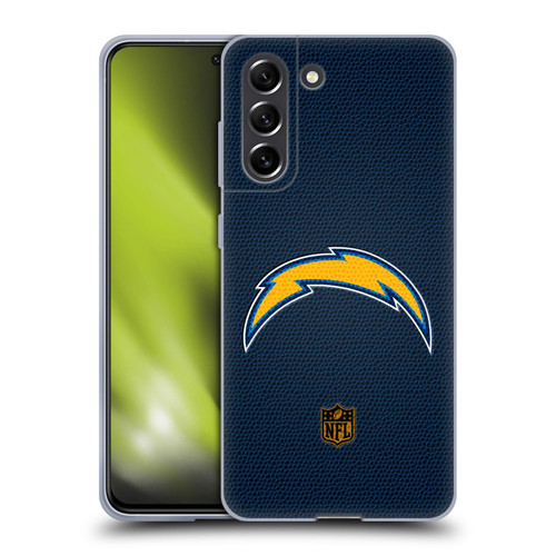 NFL Los Angeles Chargers Logo Football Soft Gel Case for Samsung Galaxy S21 FE 5G