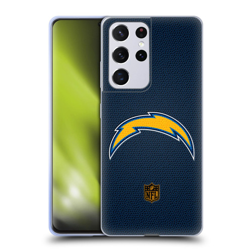 NFL Los Angeles Chargers Logo Football Soft Gel Case for Samsung Galaxy S21 Ultra 5G