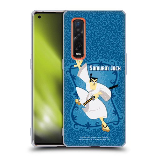 Samurai Jack Graphics Character Art 1 Soft Gel Case for OPPO Find X2 Pro 5G