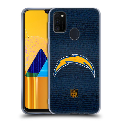 NFL Los Angeles Chargers Logo Football Soft Gel Case for Samsung Galaxy M30s (2019)/M21 (2020)