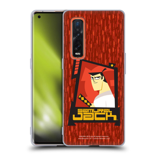 Samurai Jack Graphics Character Art 2 Soft Gel Case for OPPO Find X2 Pro 5G