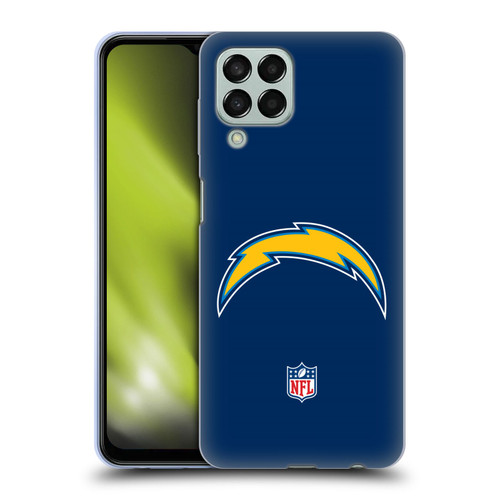 NFL Los Angeles Chargers Logo Plain Soft Gel Case for Samsung Galaxy M33 (2022)