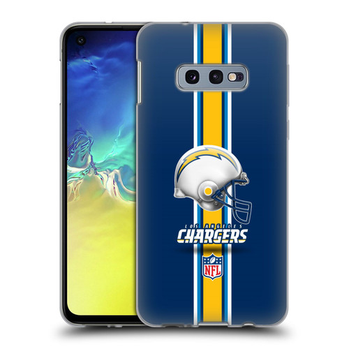NFL Los Angeles Chargers Logo Helmet Soft Gel Case for Samsung Galaxy S10e