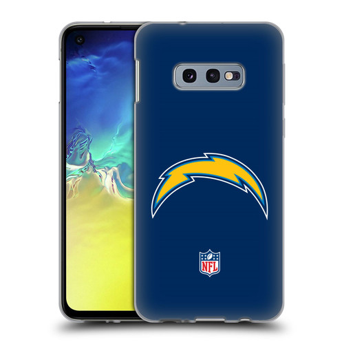 NFL Los Angeles Chargers Logo Plain Soft Gel Case for Samsung Galaxy S10e