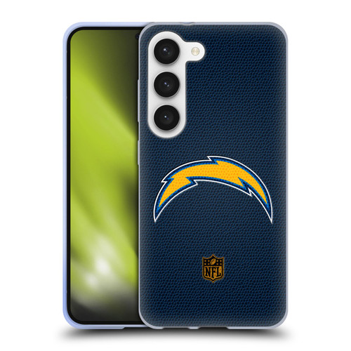 NFL Los Angeles Chargers Logo Football Soft Gel Case for Samsung Galaxy S23 5G