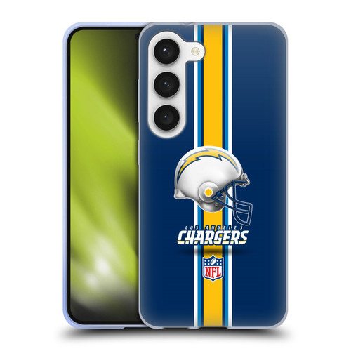 NFL Los Angeles Chargers Logo Helmet Soft Gel Case for Samsung Galaxy S23 5G