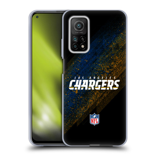 NFL Los Angeles Chargers Logo Blur Soft Gel Case for Xiaomi Mi 10T 5G