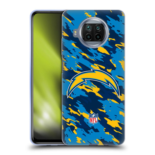 NFL Los Angeles Chargers Logo Camou Soft Gel Case for Xiaomi Mi 10T Lite 5G