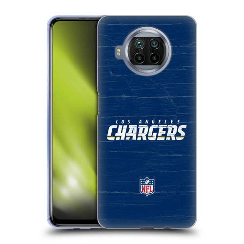 NFL Los Angeles Chargers Logo Distressed Look Soft Gel Case for Xiaomi Mi 10T Lite 5G