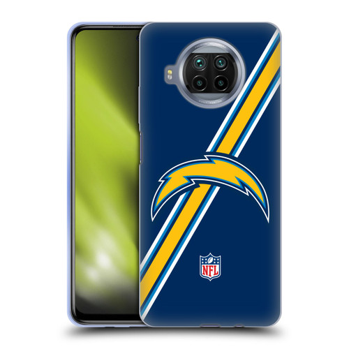 NFL Los Angeles Chargers Logo Stripes Soft Gel Case for Xiaomi Mi 10T Lite 5G
