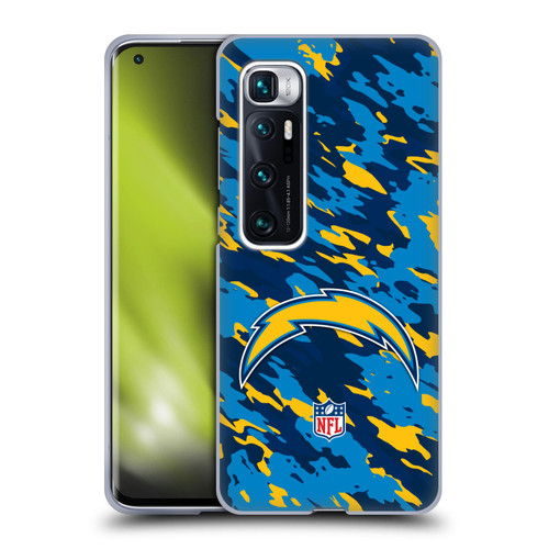 NFL Los Angeles Chargers Logo Camou Soft Gel Case for Xiaomi Mi 10 Ultra 5G