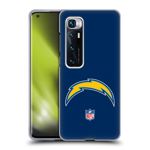 NFL Los Angeles Chargers Logo Plain Soft Gel Case for Xiaomi Mi 10 Ultra 5G