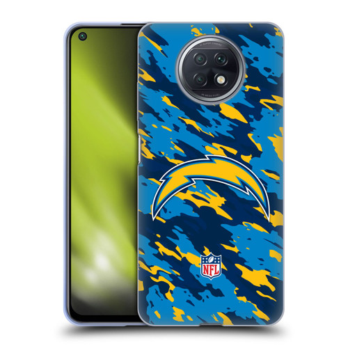 NFL Los Angeles Chargers Logo Camou Soft Gel Case for Xiaomi Redmi Note 9T 5G