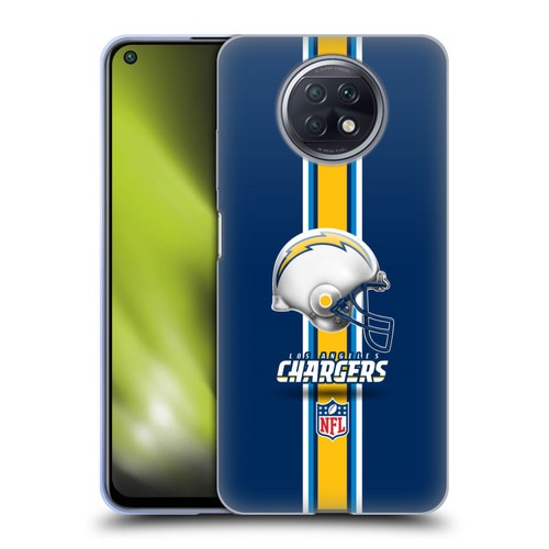 NFL Los Angeles Chargers Logo Helmet Soft Gel Case for Xiaomi Redmi Note 9T 5G