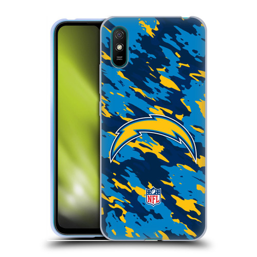 NFL Los Angeles Chargers Logo Camou Soft Gel Case for Xiaomi Redmi 9A / Redmi 9AT
