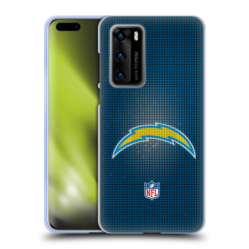 NFL Los Angeles Chargers Artwork LED Soft Gel Case for Huawei P40 5G